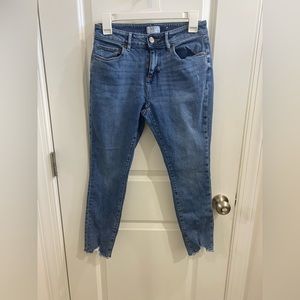 Loft Cropped Skinny Jeans Size 2 Petite